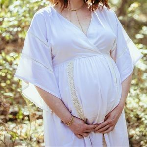 Fillyboo “Sunset Road” boho maternity maxi dress